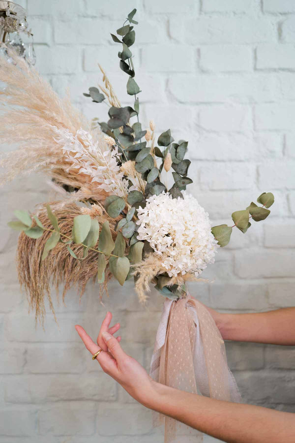 Dried Flower Bridal Bouquet Eucalyptus Dreams