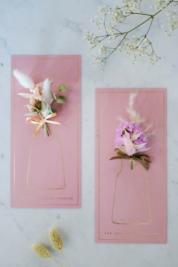 Postcard - For You I bloom forever rose
