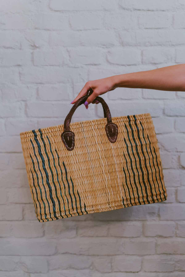 Moroccan large beach bag PYRAMID