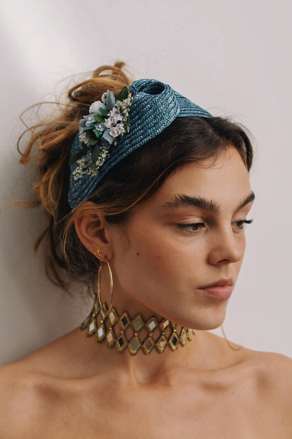 Handmade Flower Headband Raffaella