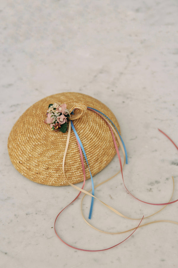 Handmade Flower Hat Patrizia