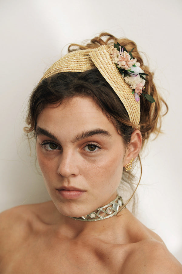 Handmade Flower Headband Zita