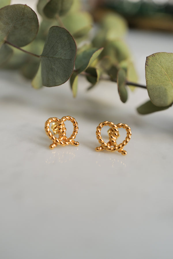 Goldene Breze - Sterling Silver Masche mit 18k Gold überzogen