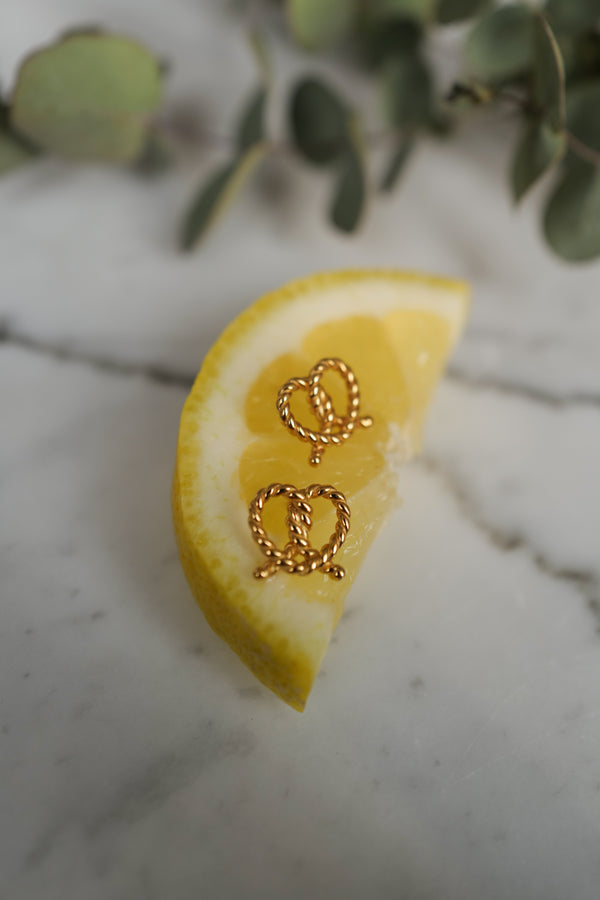 Goldene Breze - Sterling Silver Masche mit 18k Gold überzogen