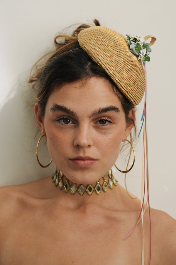 Handmade Flower Hat Naomi