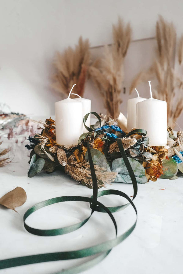 Adventskranz Dried Flower Christmas Wreath Aphrodite 2023