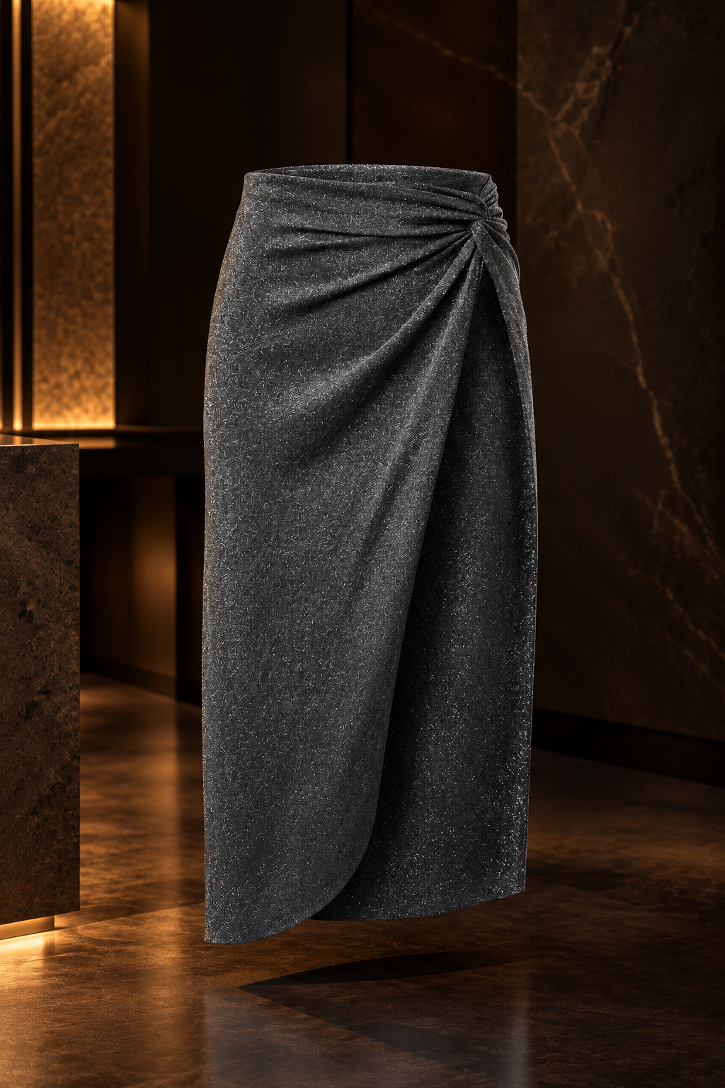 Sustainable Sparkle Skirt TROPICAL NIGHT