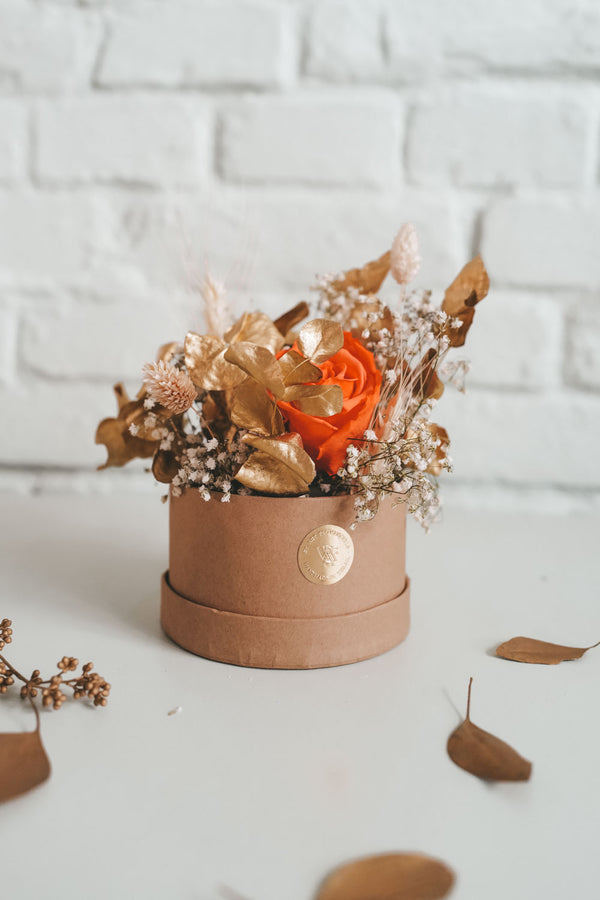 Orange Moon Dried Flower Box