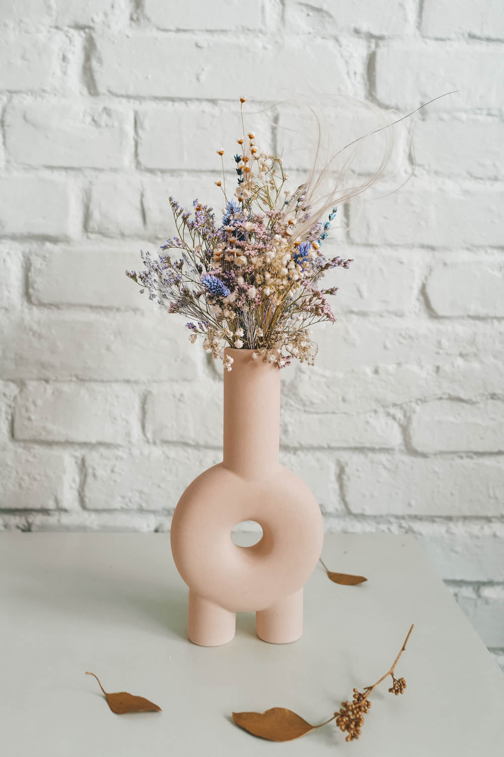 Everlasting Flowers in a Vase Laura