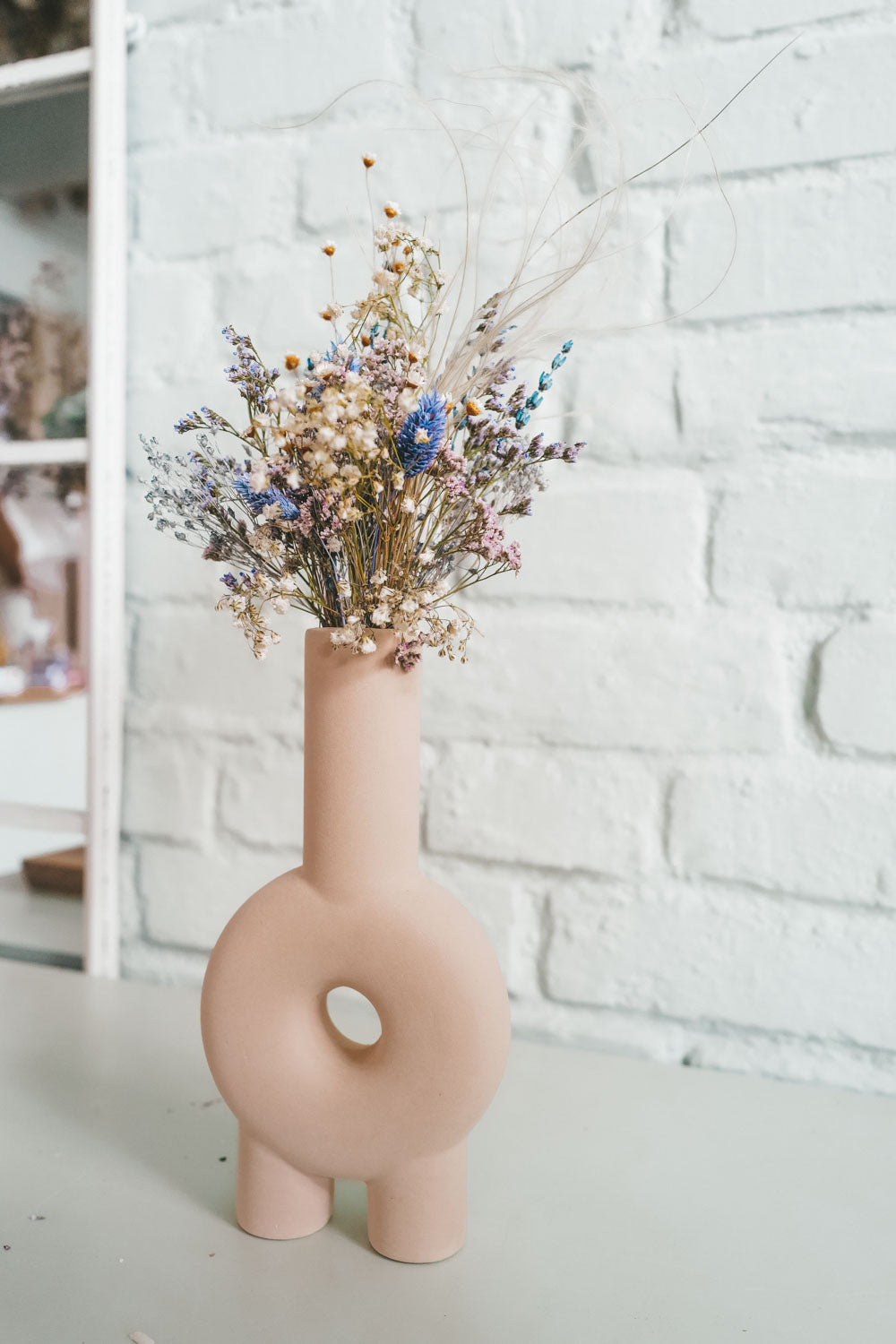 Everlasting Flowers in a Vase Laura