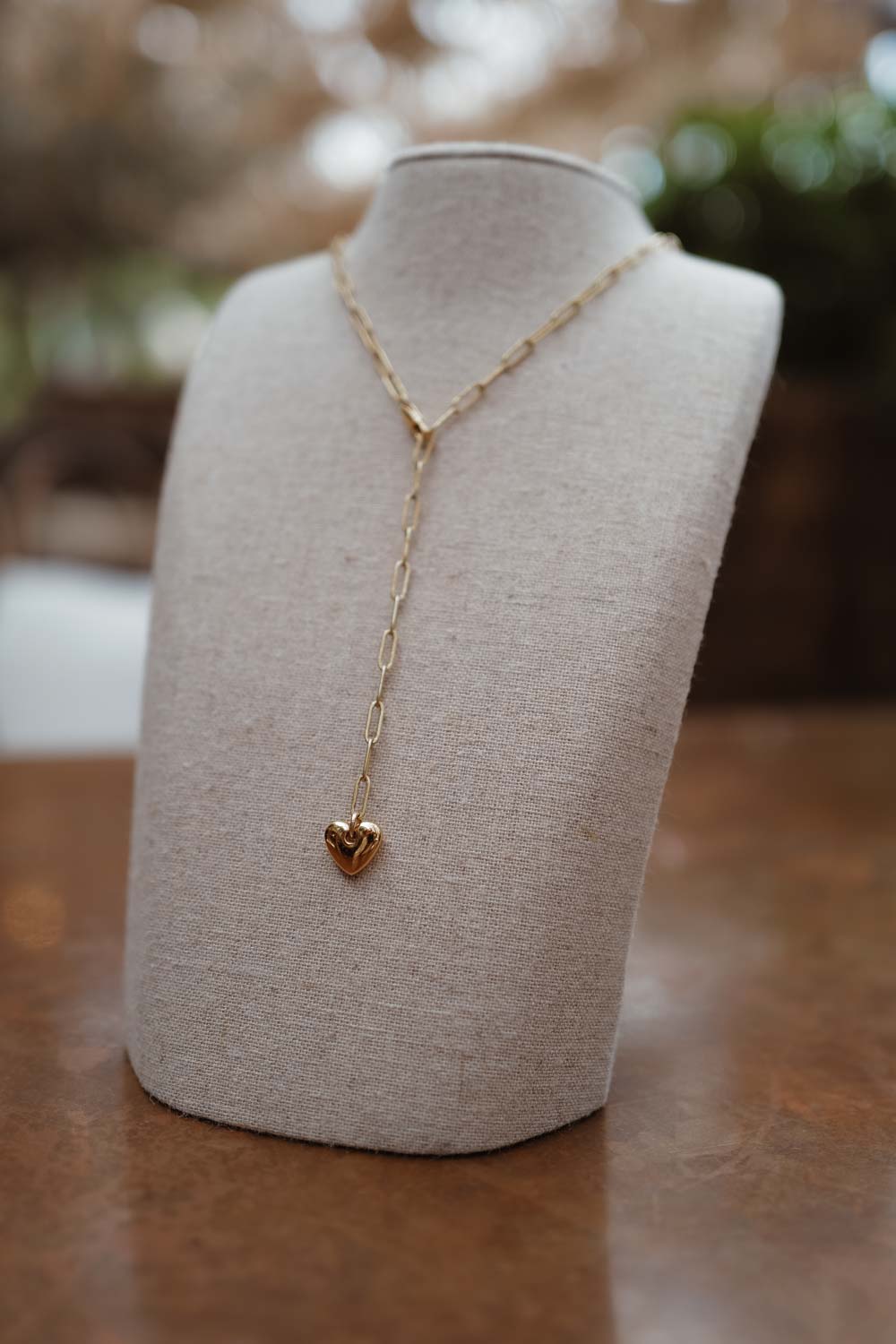 Heartbeat 18k Gold Necklace