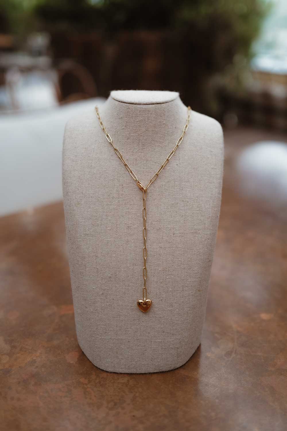 Heartbeat 18k Gold Necklace