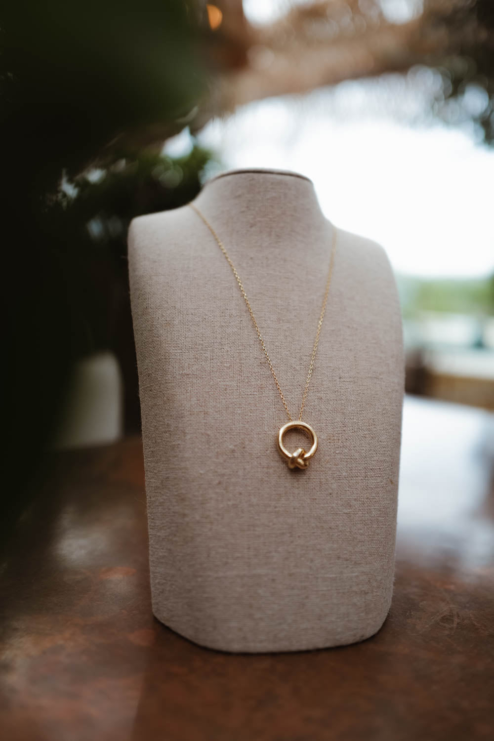 Infinity 18k Gold Necklace