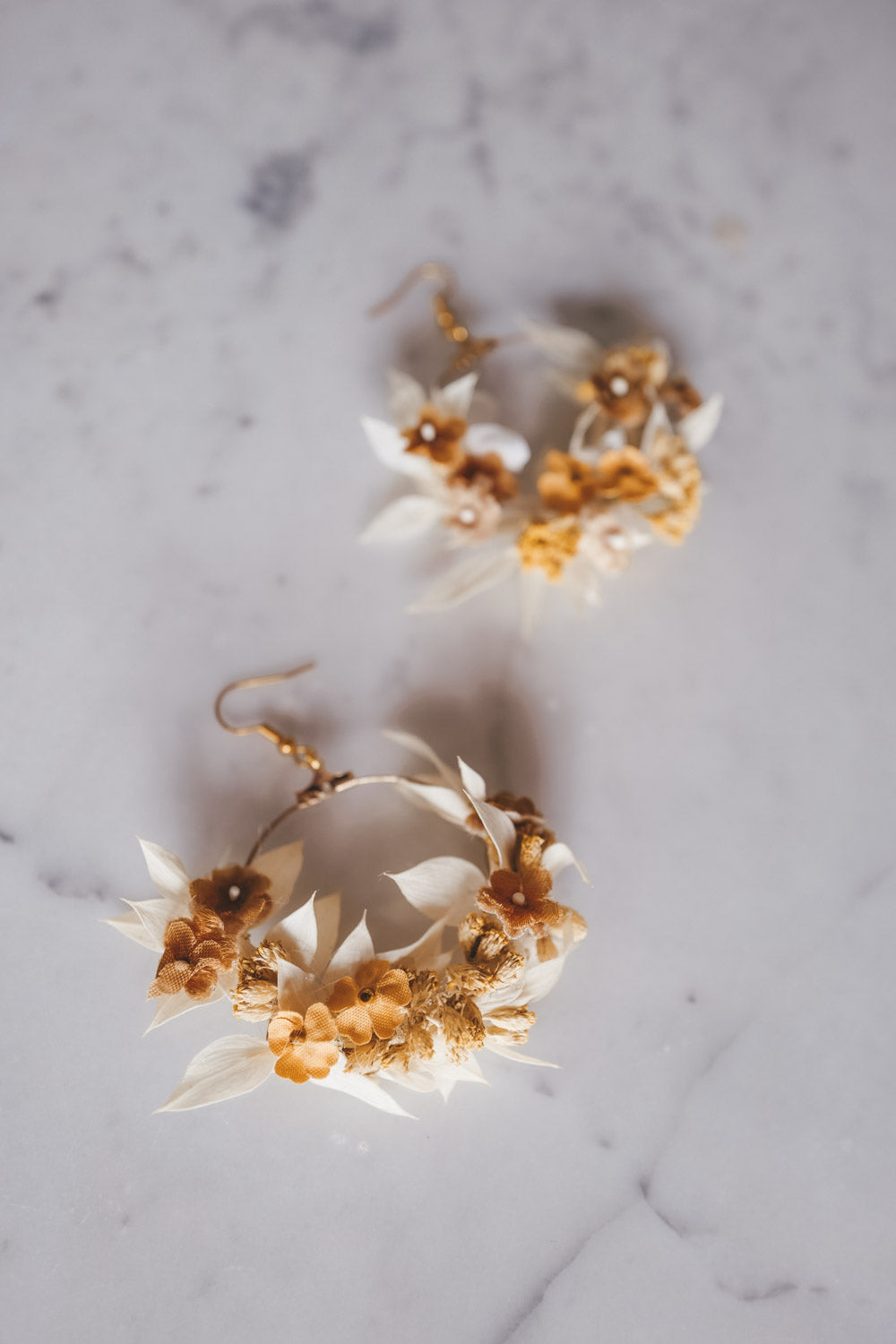 Victoria Handmade Flower Earrings