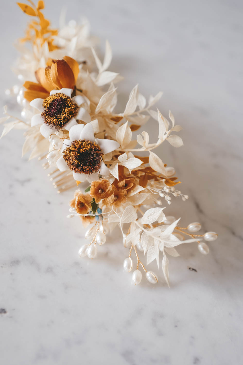 Victoria Handmade Flower Comb