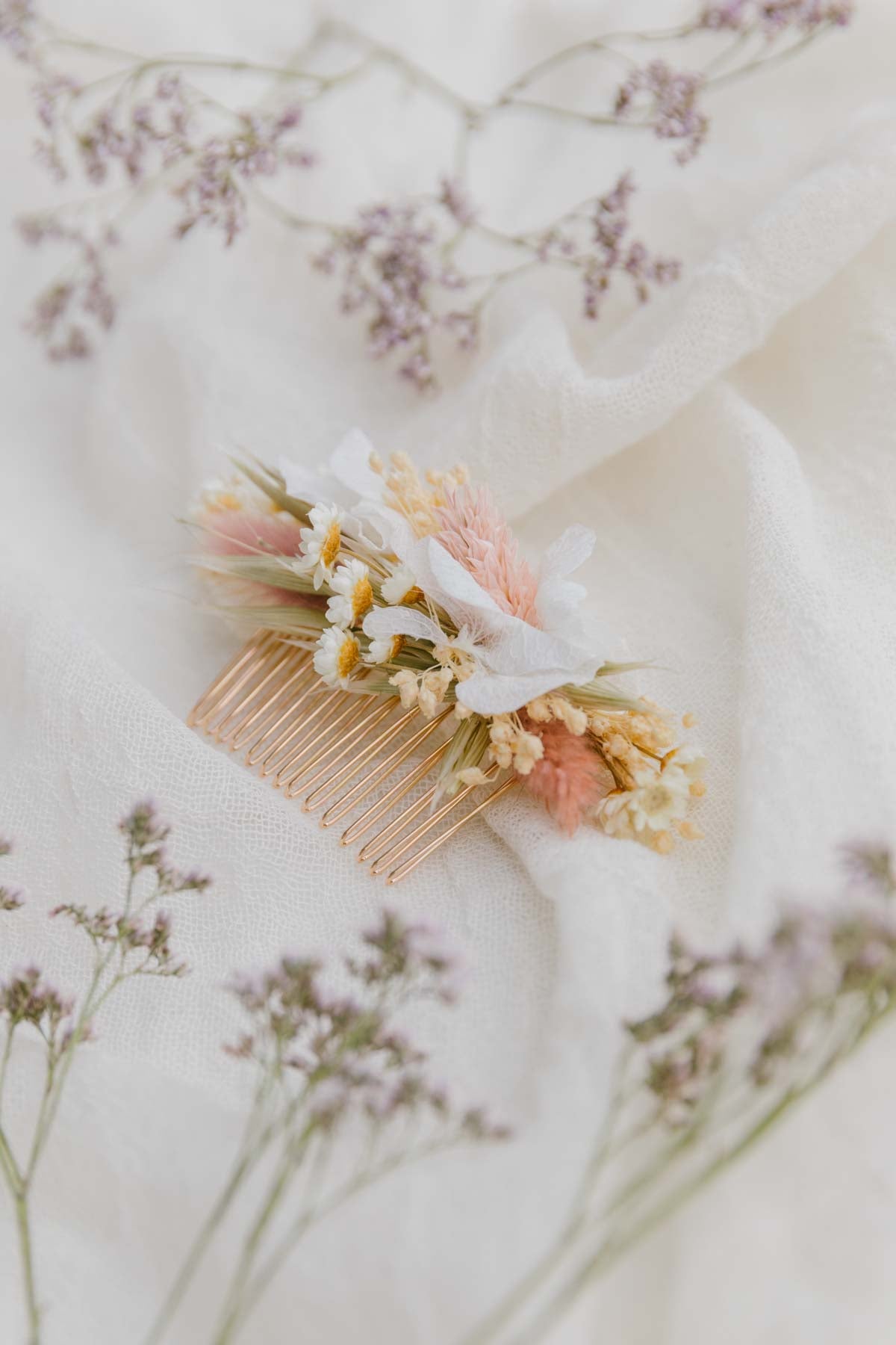 Aurora Handmade Flower Hair Comb