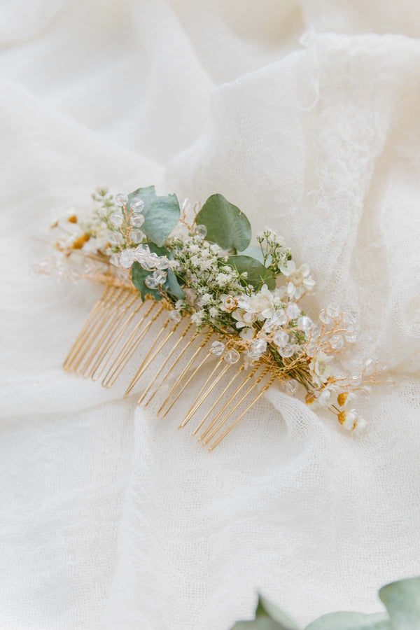 Giselle Handmade Flower Hair Comb