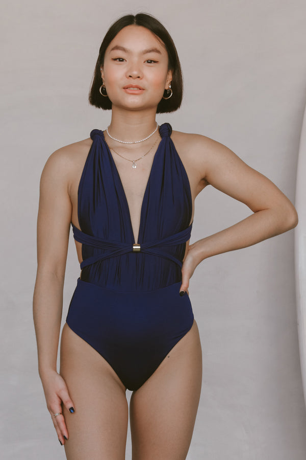 Sustainable & Convertible Swimsuit NIGHT SKY