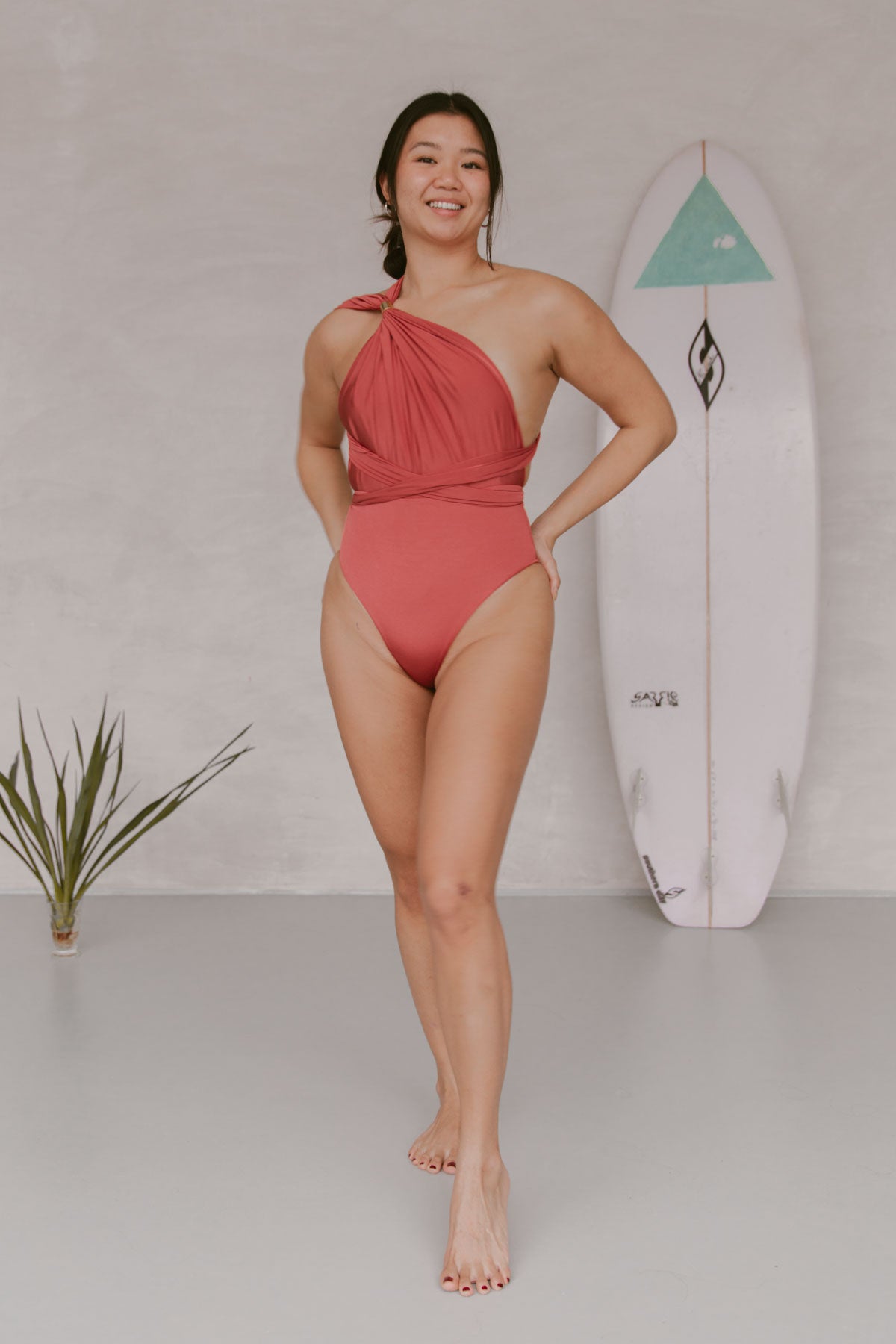 Sustainable & Convertible Swimsuit WILD ROSÉ