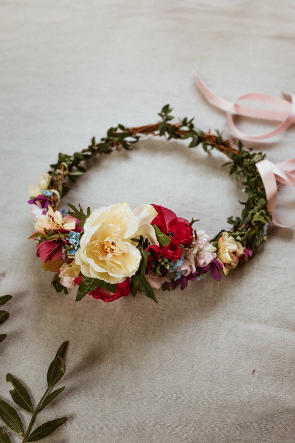 Antoinette Handmade Queen Flowercrown