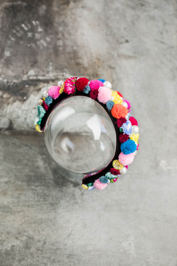 Farina Handmade PomPom Flowercrown