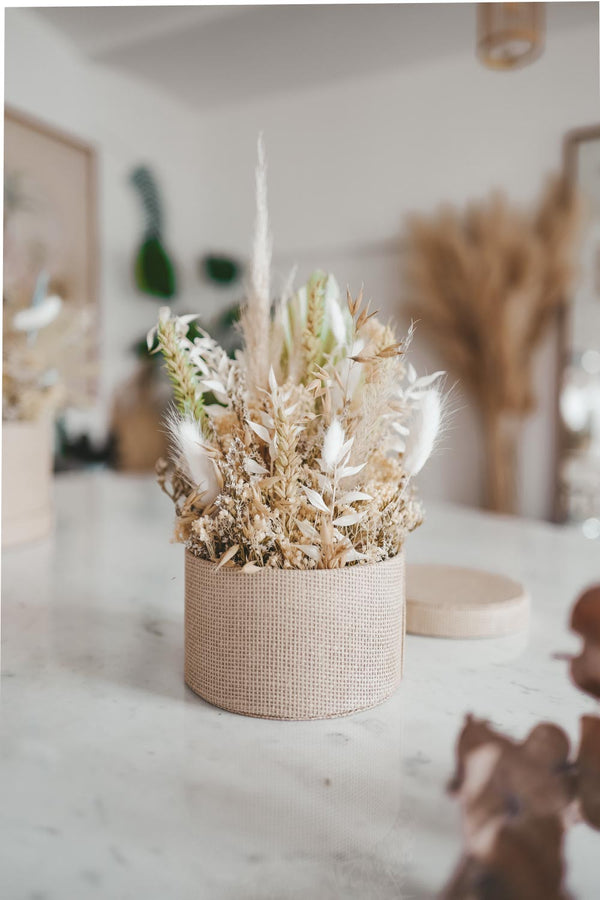 Linen Dried Flower Box Miss Greenery