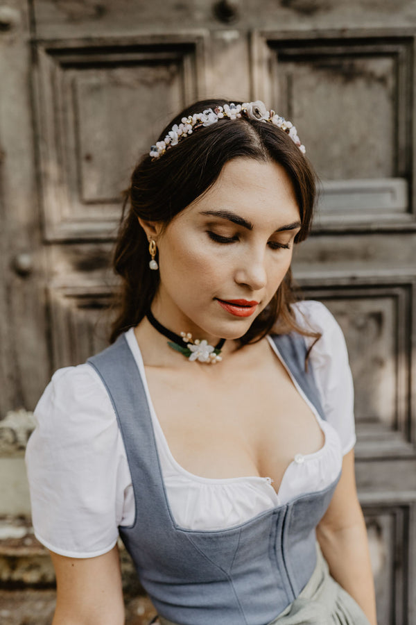 Miss Black Coco Handmade Headpiece Tracht