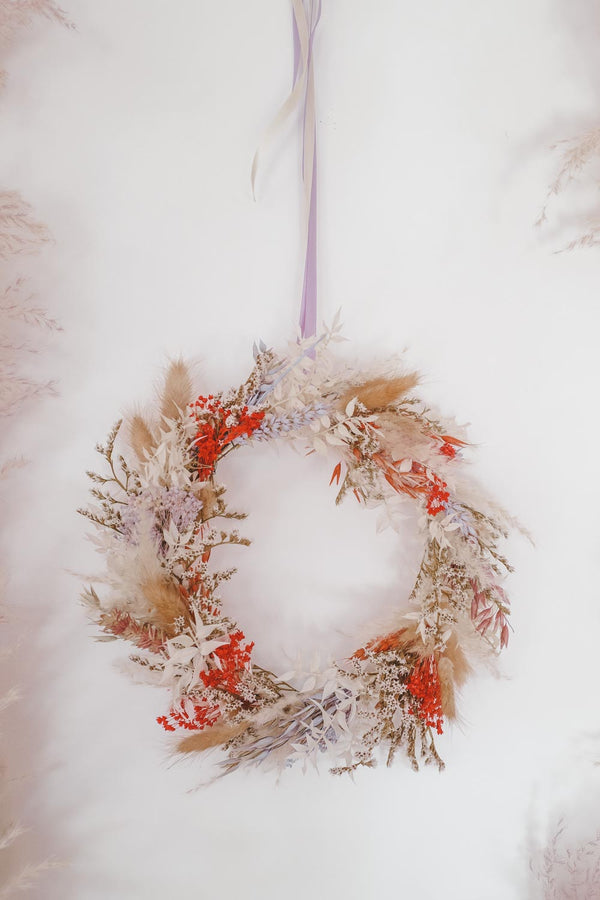 Handmade Dried Flower Hoop Arya