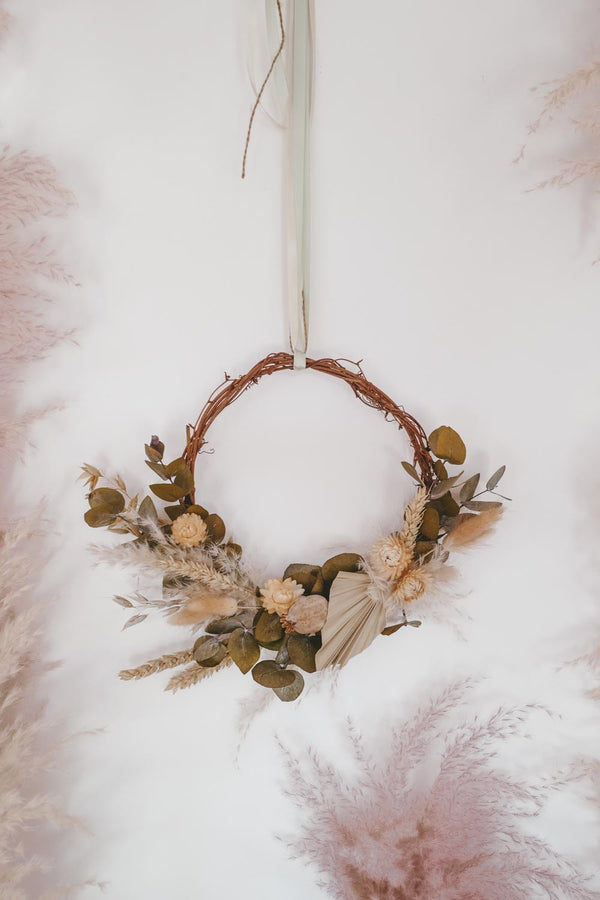 Handmade Dried Flower Hoop Catelyn