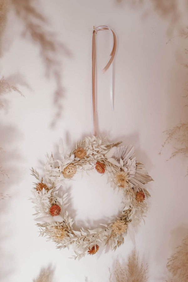 Handmade Dried Flower Hoop Daenerys