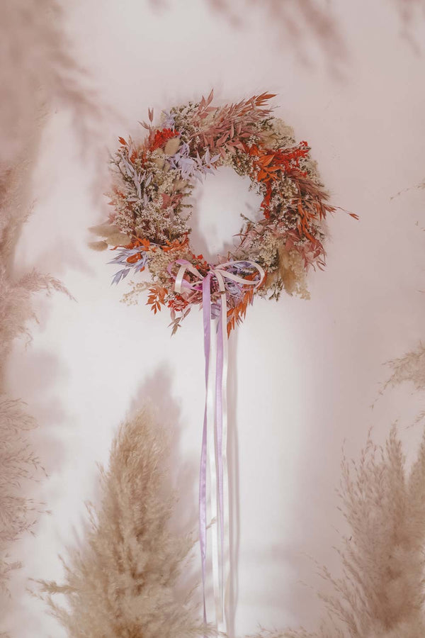 Handmade Dried Flower Hoop Arya