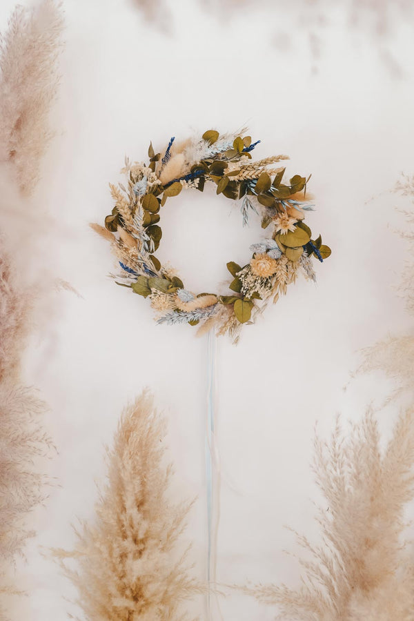 Handmade Dried Flower Hoop Brienne