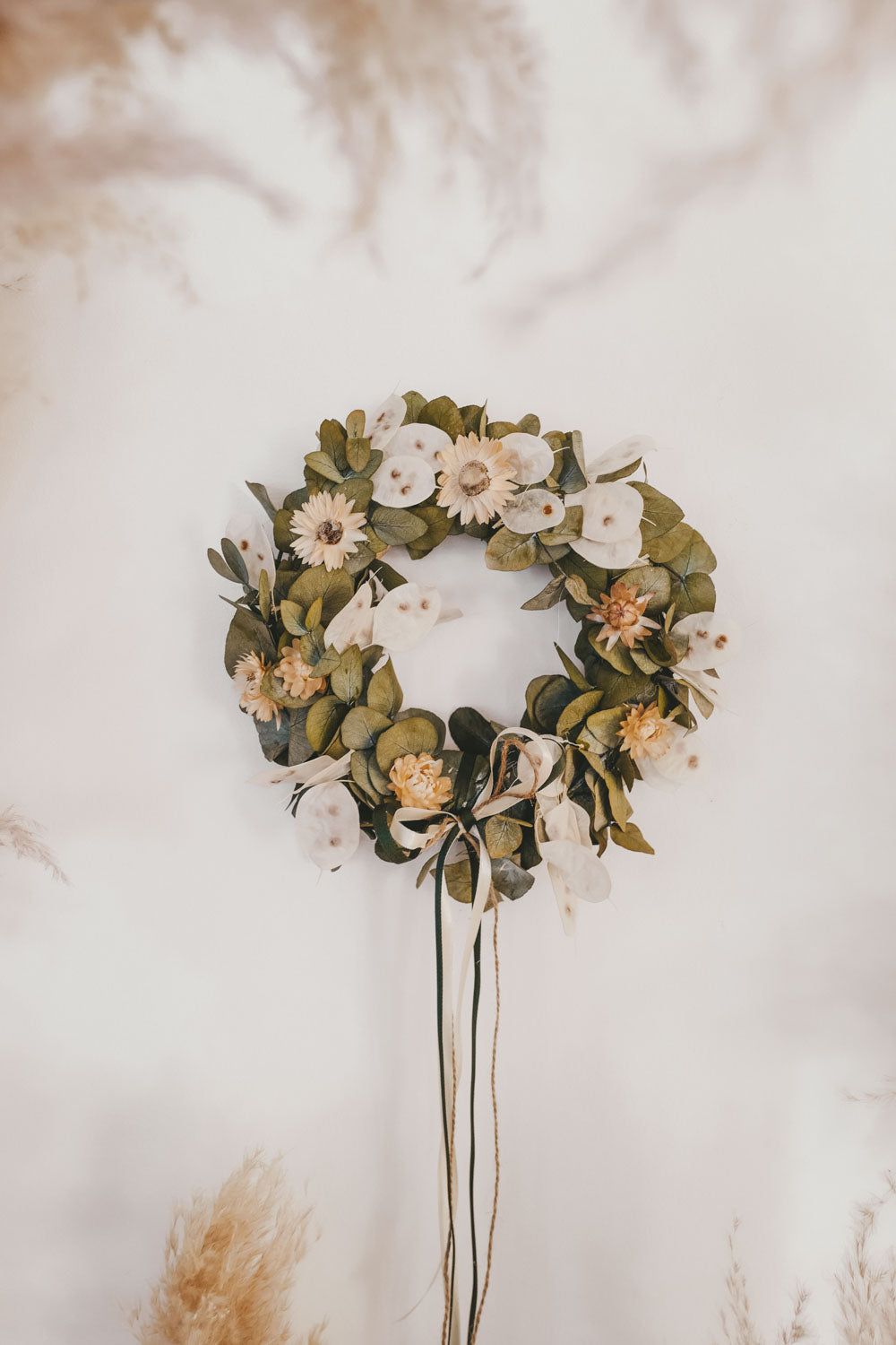 DIY Dried Flower Wreath Khaleesi
