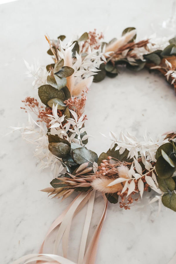 Handmade Dried Flower Hoop Cersei