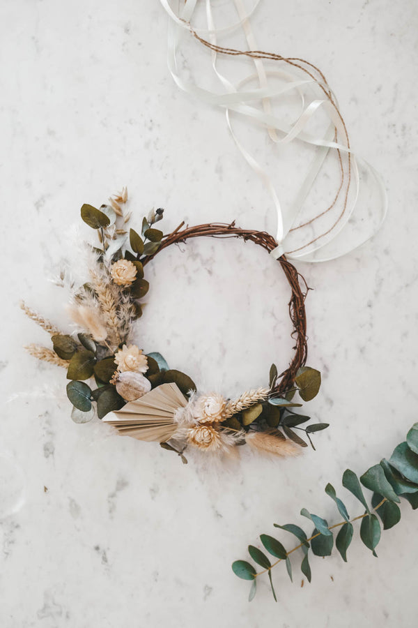 Handmade Dried Flower Hoop Catelyn