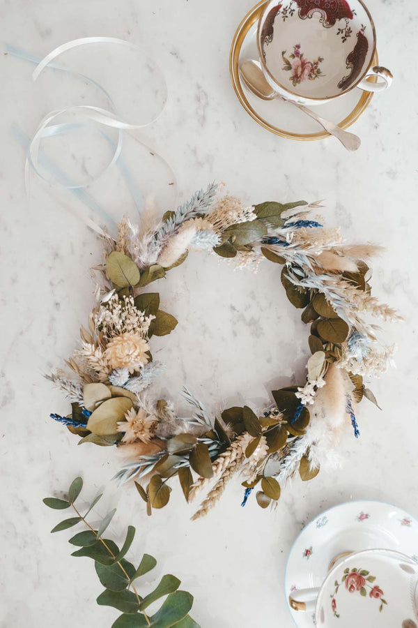 Handmade Dried Flower Hoop Brienne