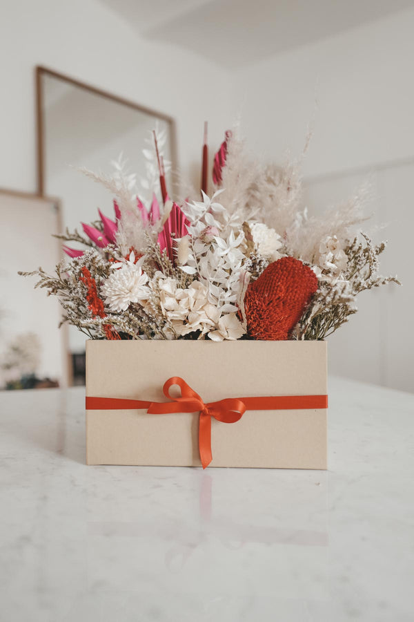 Cherry Dried Flower Box