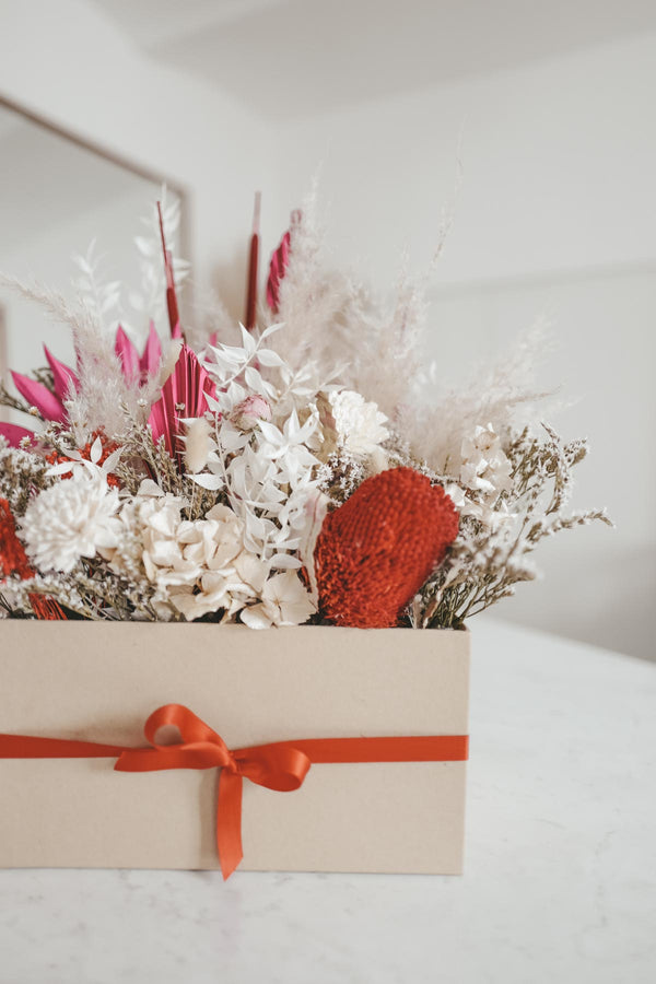 Cherry Dried Flower Box