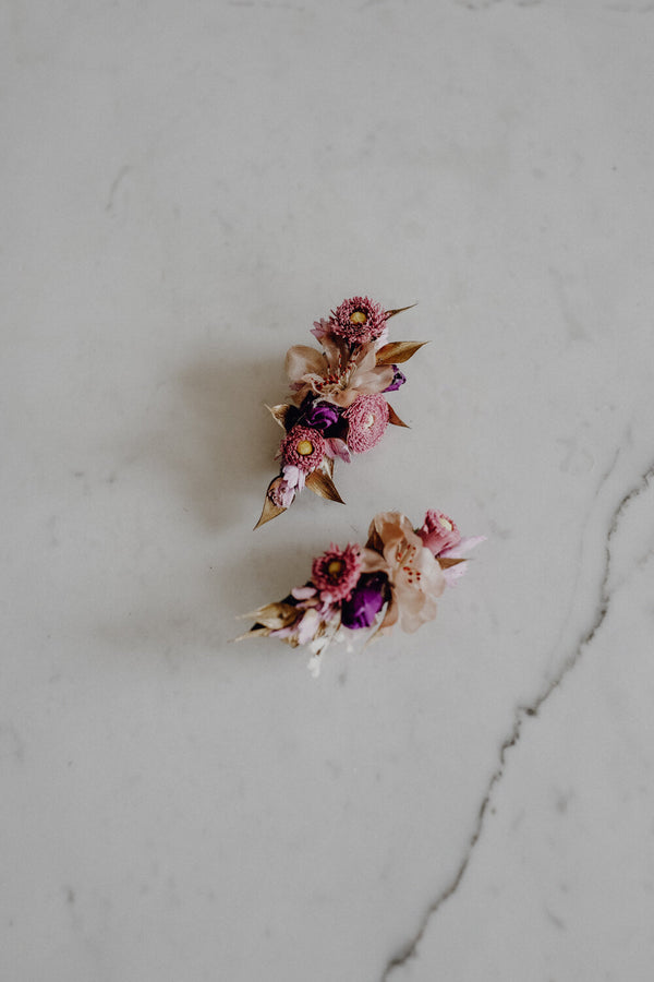 Kristina Handmade Flower Earrings