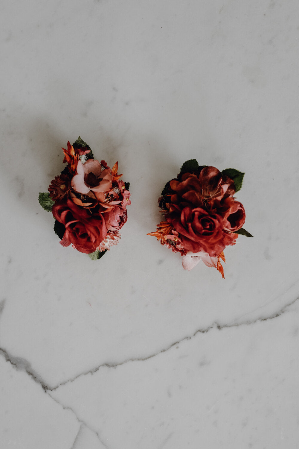 Audrey Handmade Flower Earrings