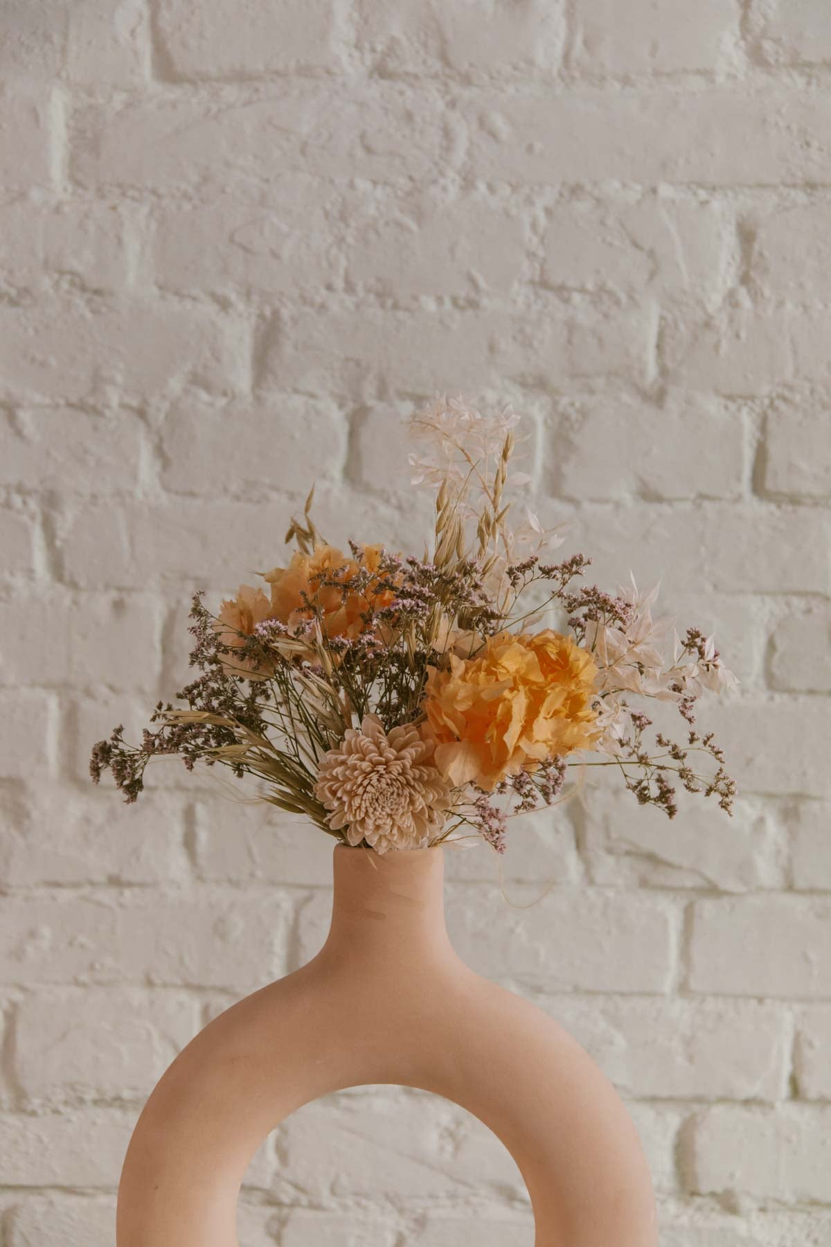 Everlasting Flowers in a Donut Vase Alla