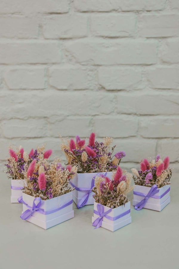 Birthday DIY-Package Box Lavender