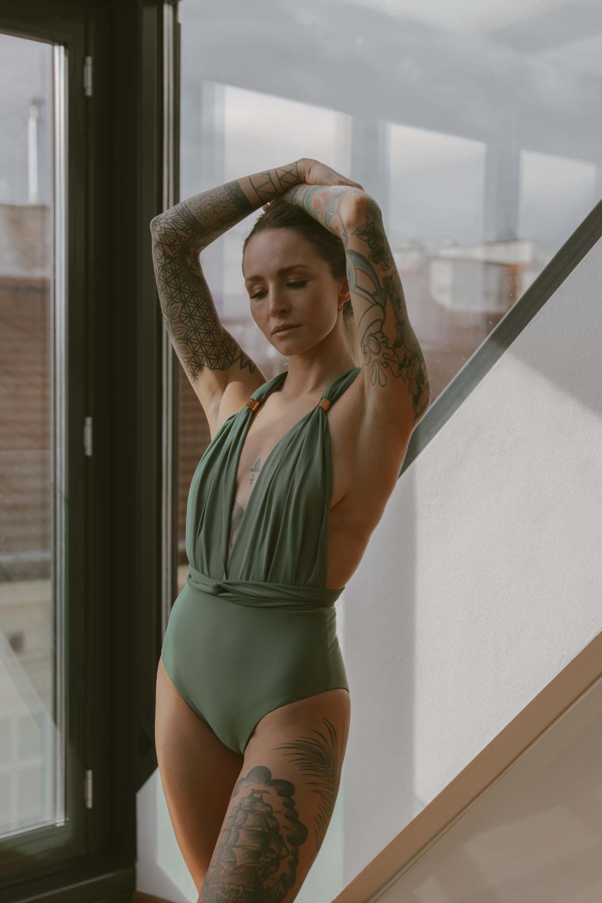 Sustainable & Convertible Swimsuit Sage