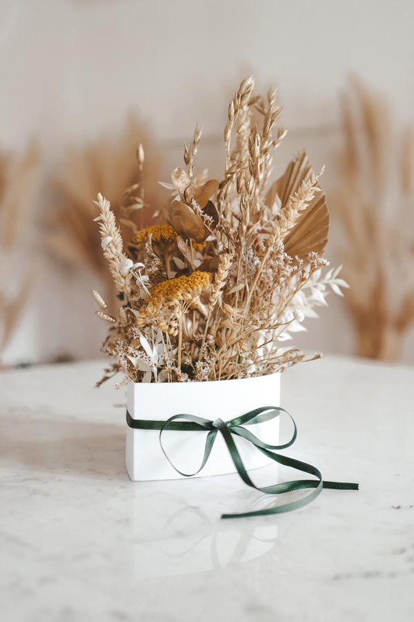 Golden Heart Dried Flower Box