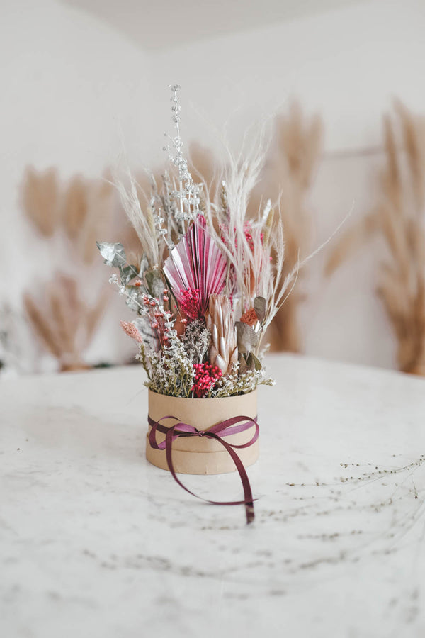 Pink Moon Dried Flower Box