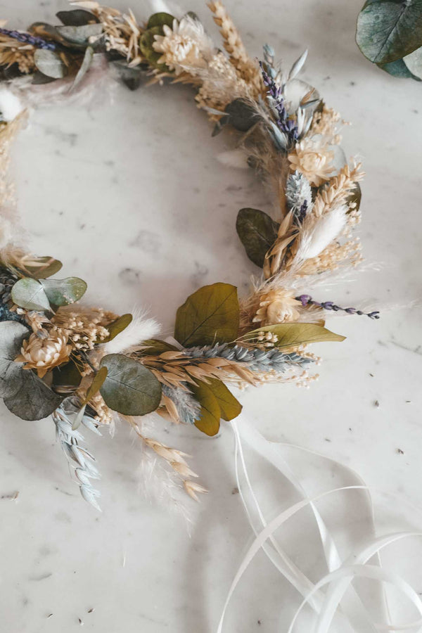 Handmade Dried Flower Hoop Clara