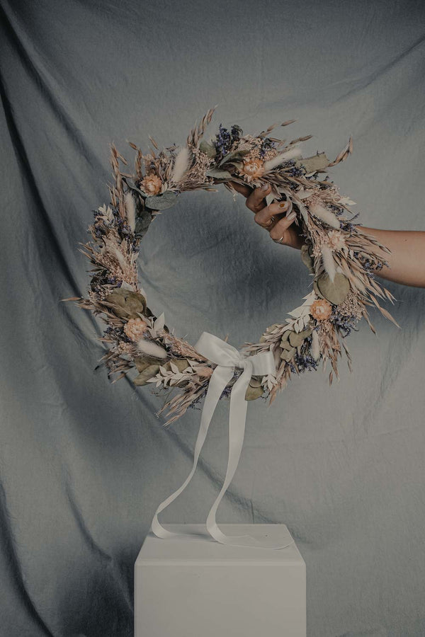 Handmade Dried Flower Hoop Teresa