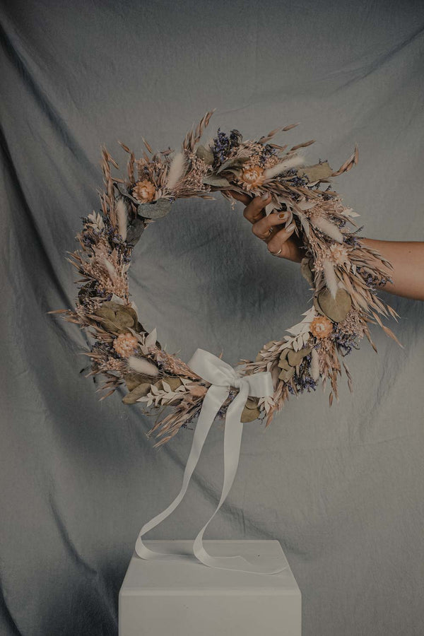 Handmade Dried Flower Hoop Teresa