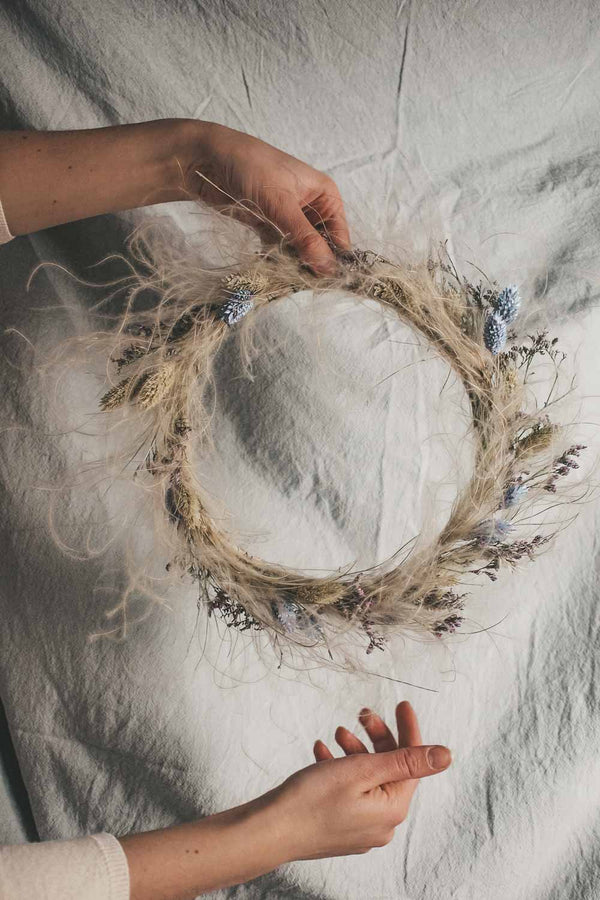 Handmade Dried Flower Hoop Alina