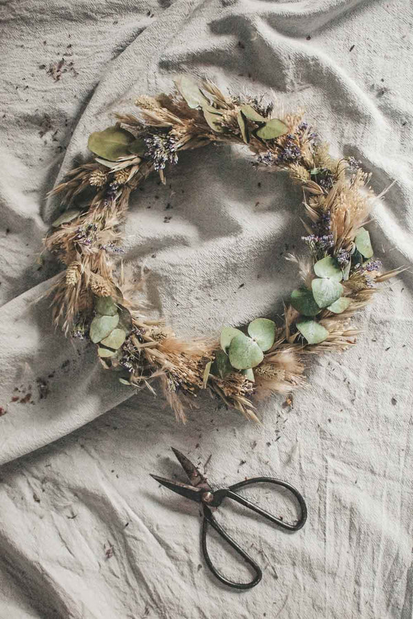 Handmade Dried Flower Hoop Selma